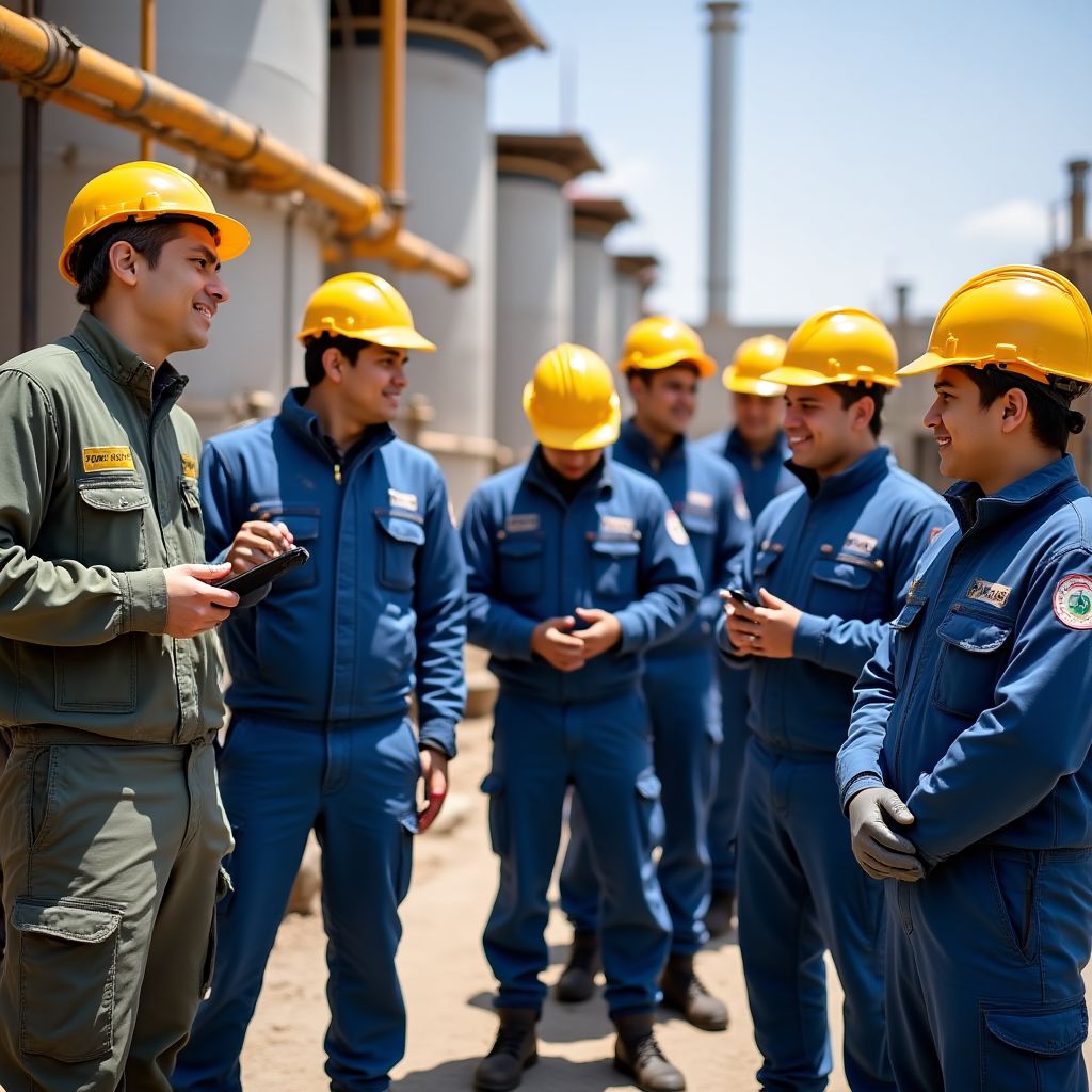 Visita técnica a instalaciones petroleras